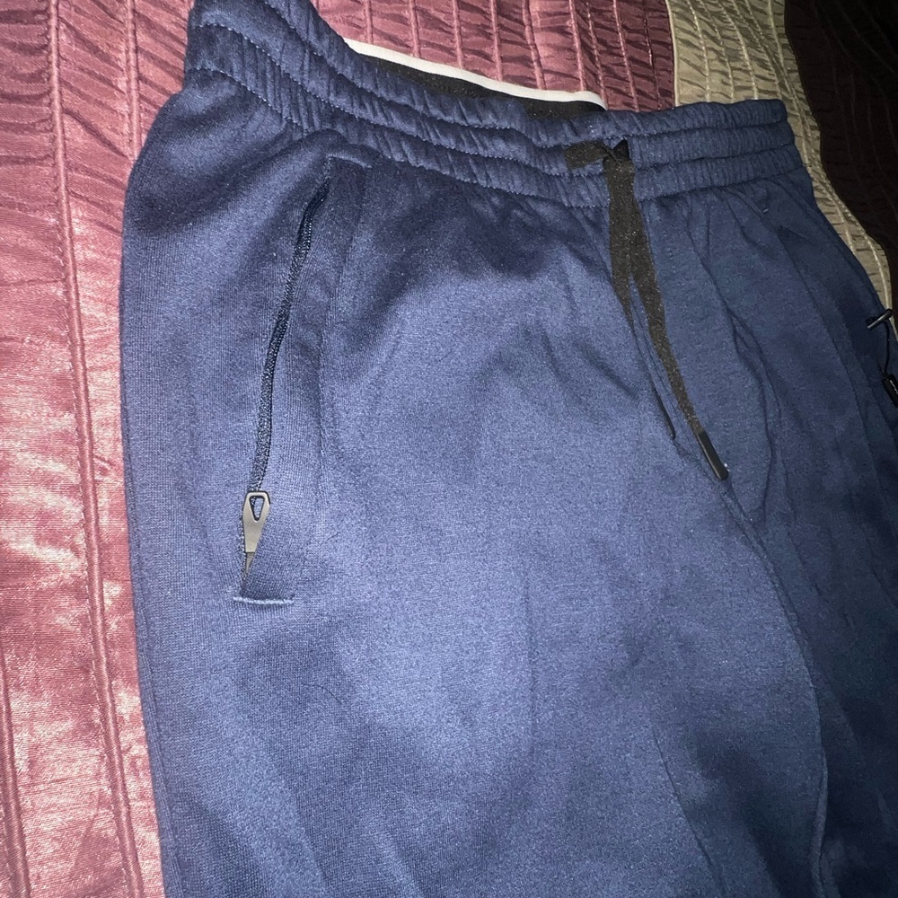 Spyder Navy Active Performance Sweat Pants - Mens Medium - Picture 2 of 4